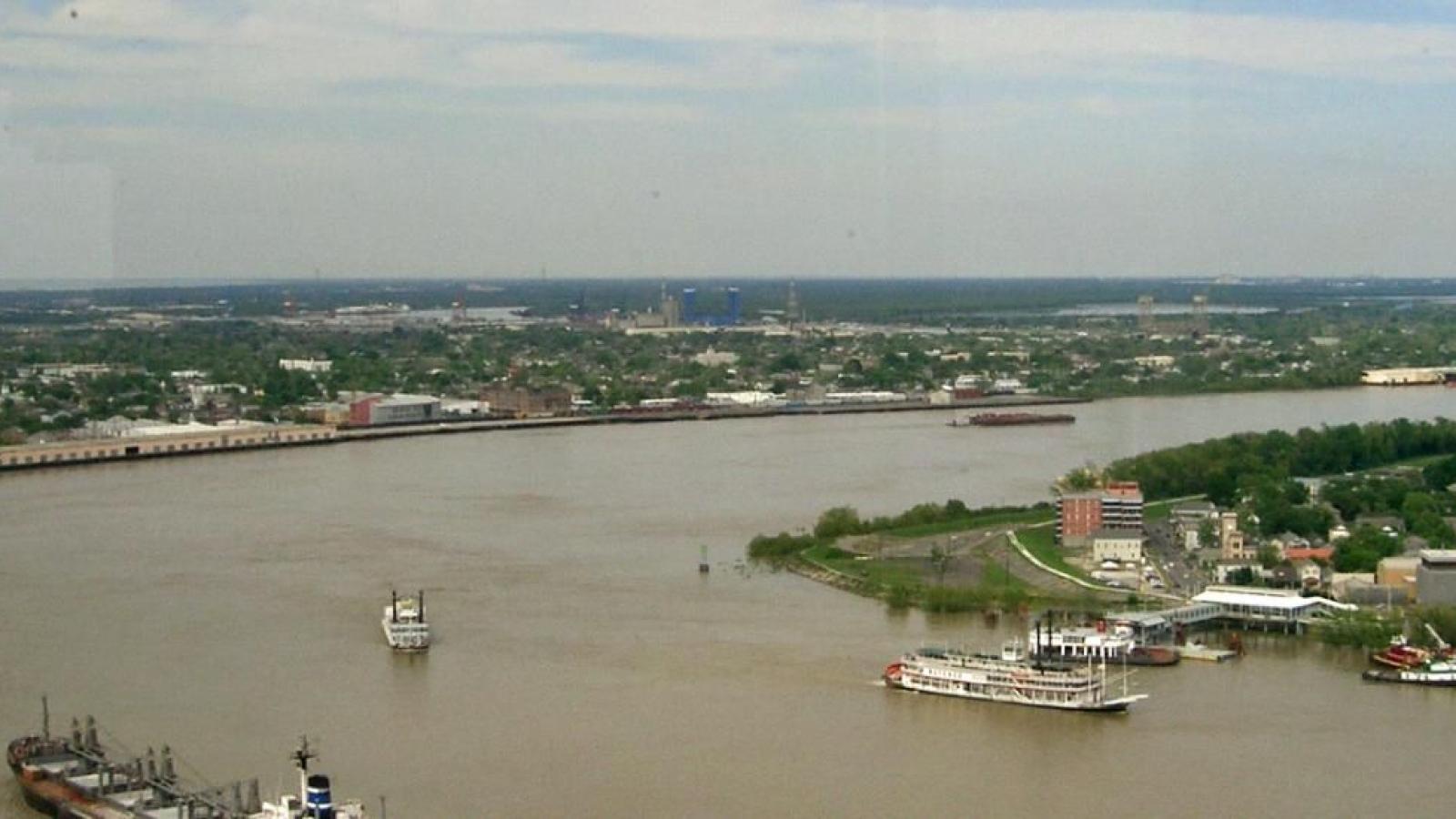 Missisippi river in New Orleans