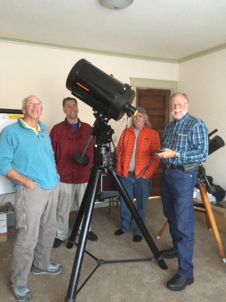 Norwood telescope workshop attendees