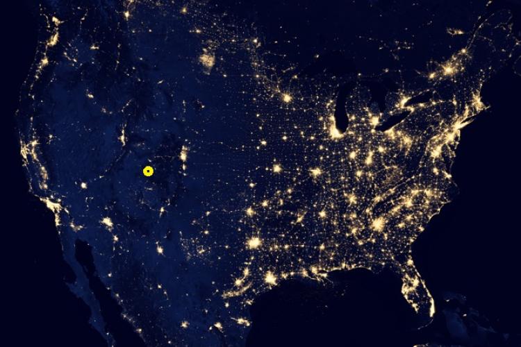 Norwood in the darkest reaches of the country.