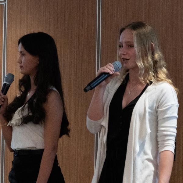 Team presenting at the HSNVC Finals