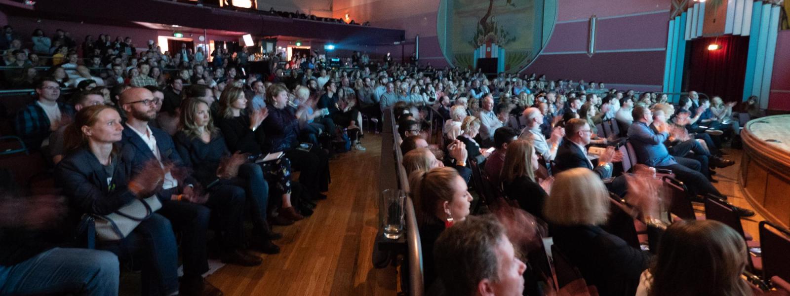 nvc crowd in boulder theater