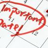Image of calendar with Important Date notification