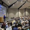 Suite Studios presenting to students at the January Startup2Students event.
