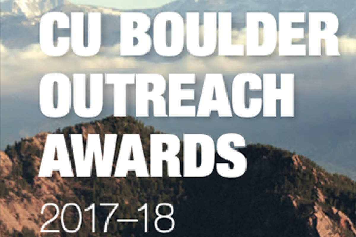 CU Boulder Outreach Awards 2017-18