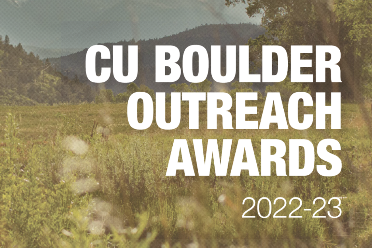 CU Boulder Outreach Awards 2022-23
