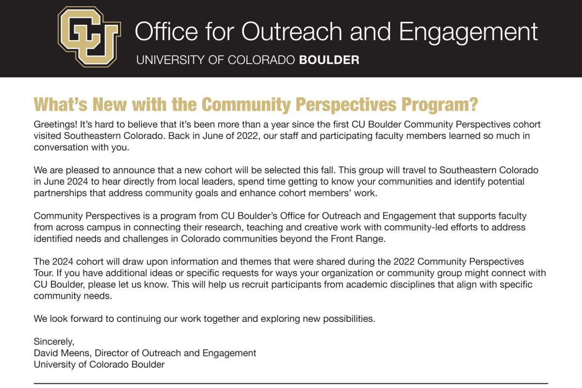 community perspectives newsletter