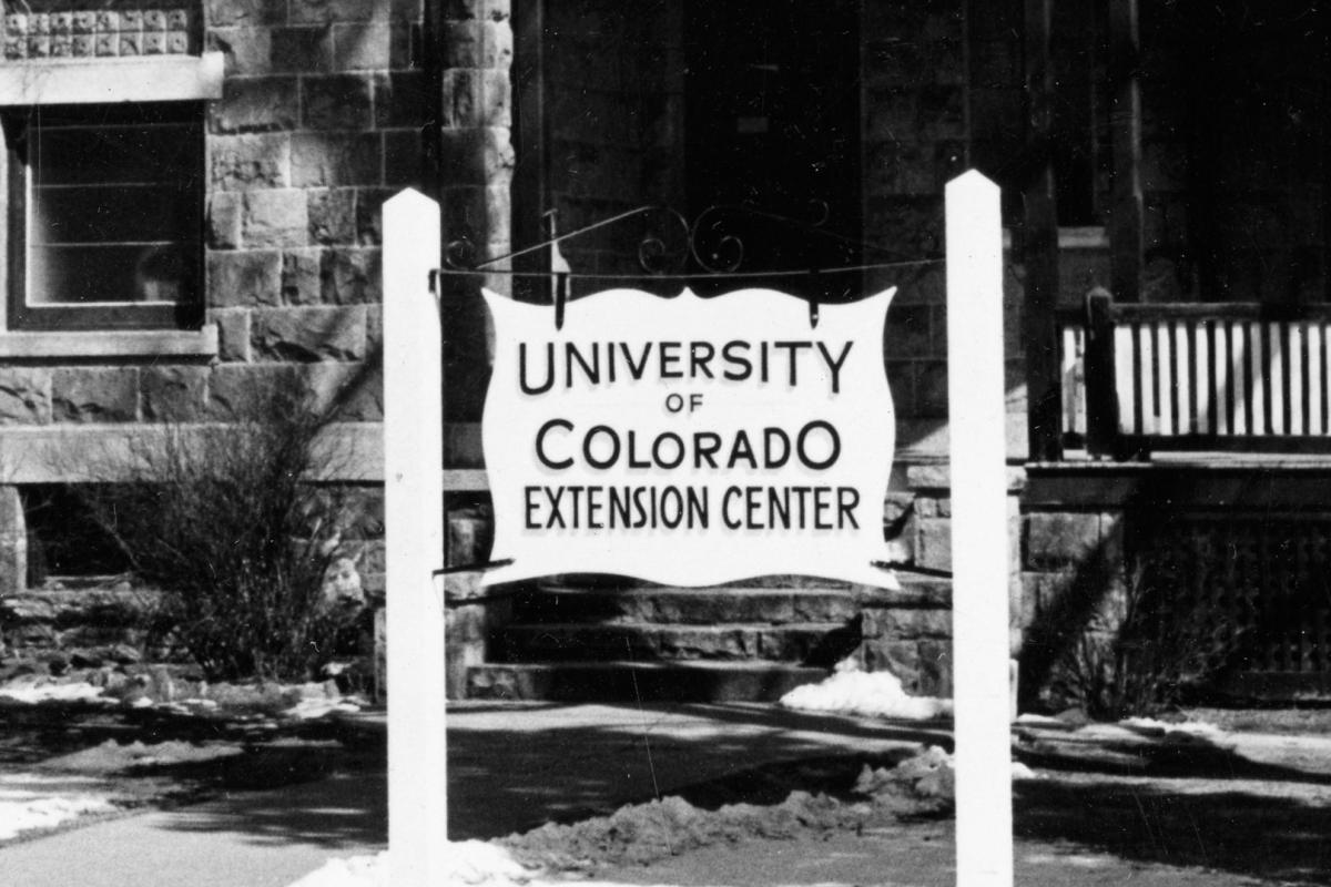 Extension Center sign