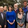 Outreach Award recipients pose with CU Boulder president and provost