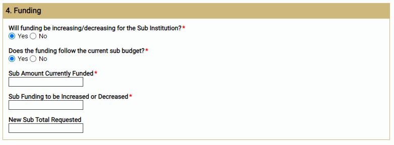 4. Funding