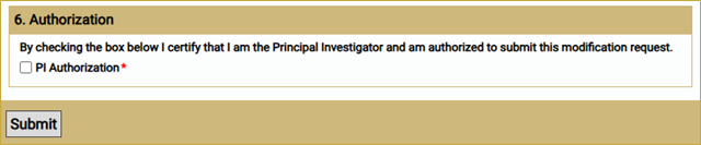 6. Authorization (PI authorization)