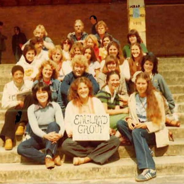 1979-80 Students in Lancaster, England - Photo from Jan Allan