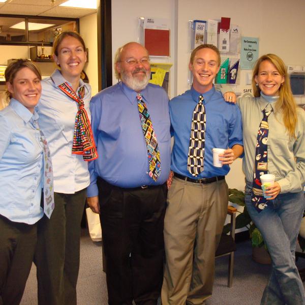 OIE Halloween 2007 - Jeanne Marion, Liza Hensleigh, Larry Bell, Nate Frank, and Maria Zellar