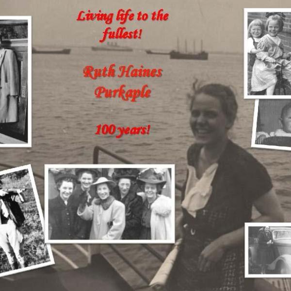 Ruth Purkaple, former Director of Study Abroad on the occasion of her 100th Birthday