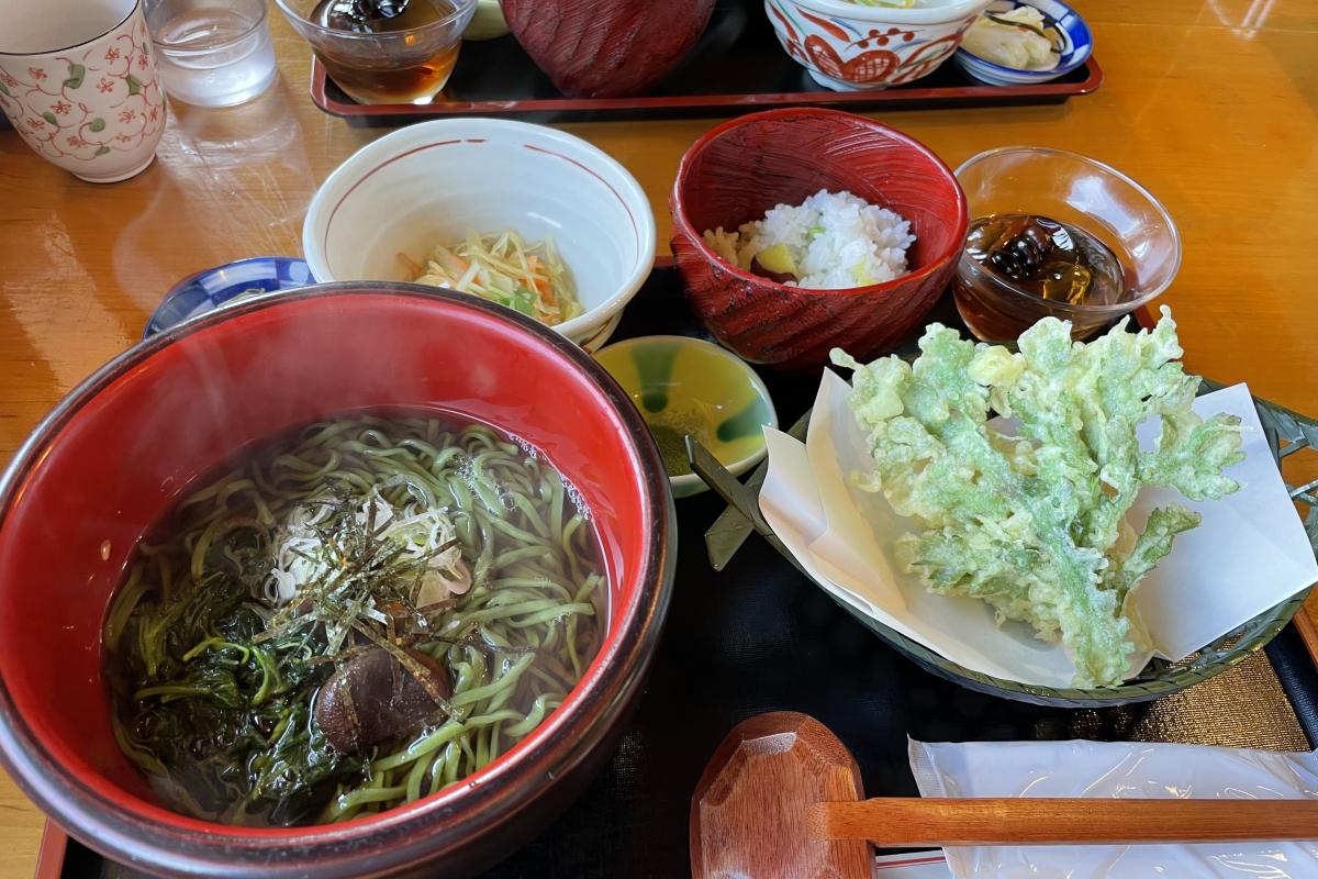 Japanese meal with ramen