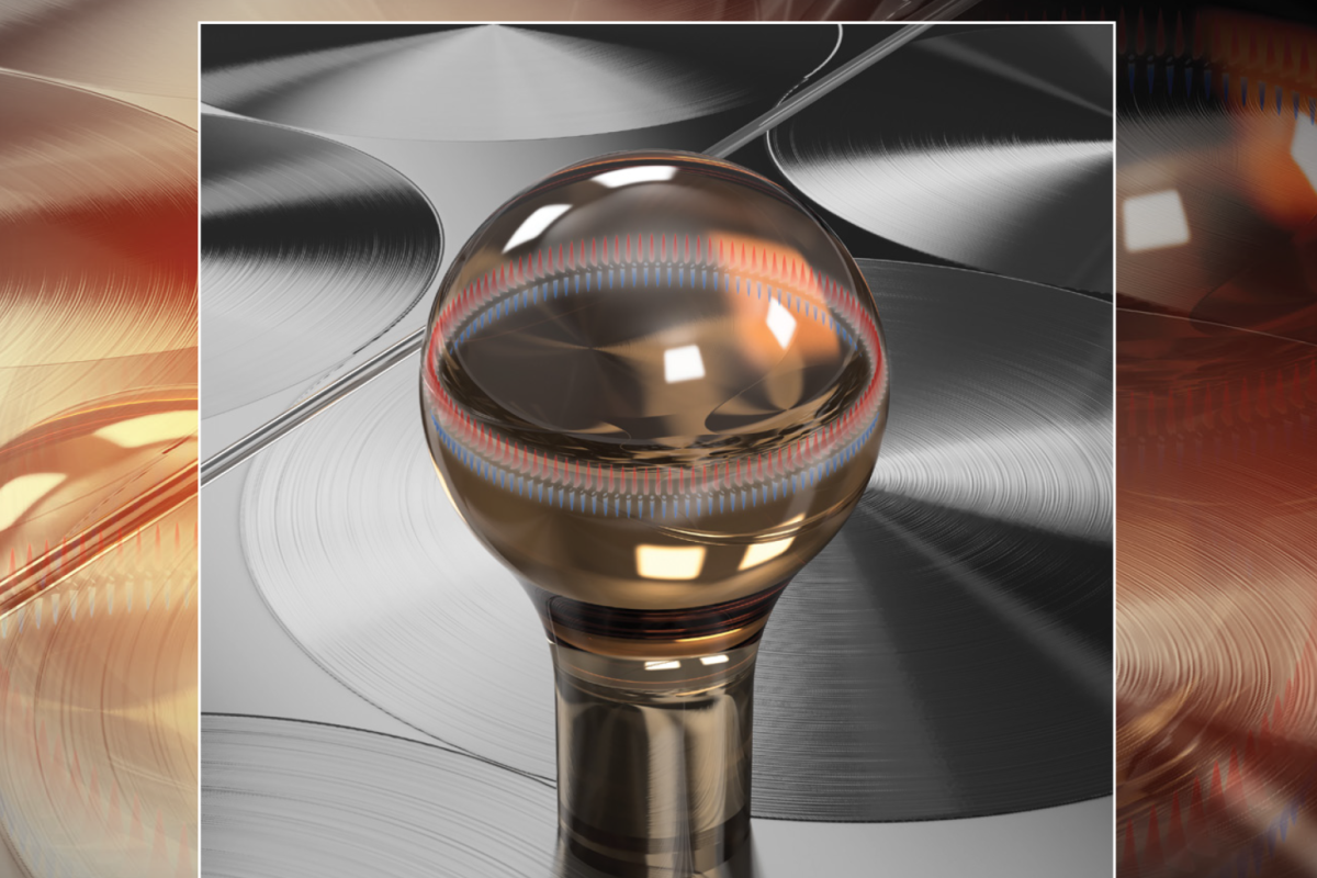 The cover of Optica, featuring the group's work