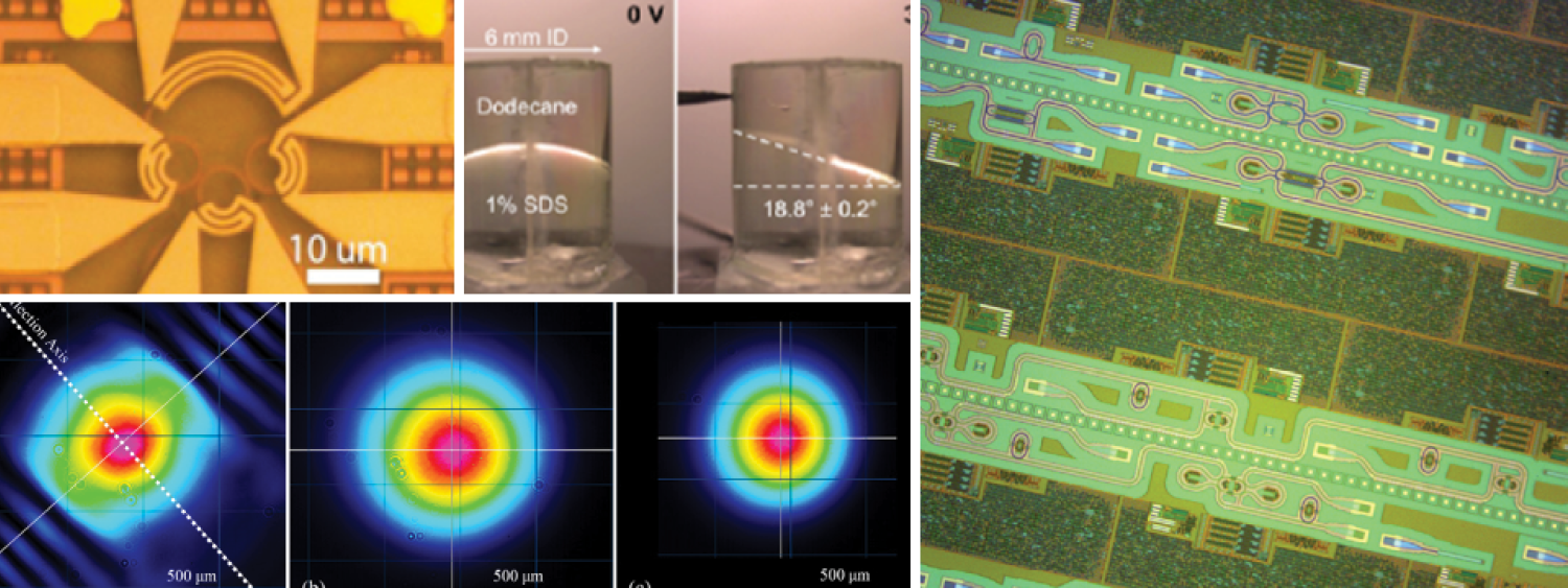 Collage of research images