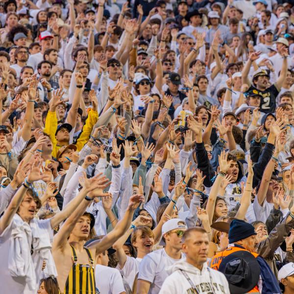 student section at Baylor game
