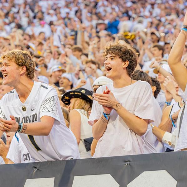 student section vs Baylor