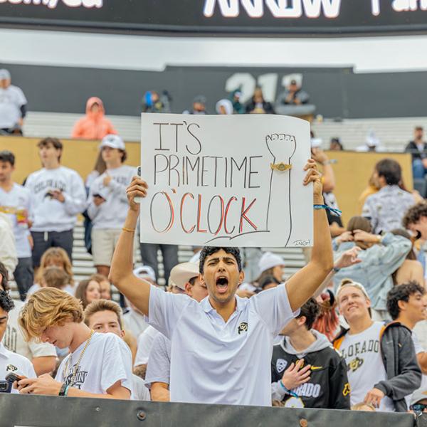 student section vs. Baylor
