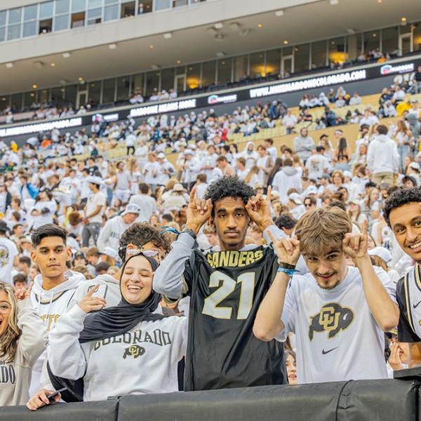 student section vs Baylor