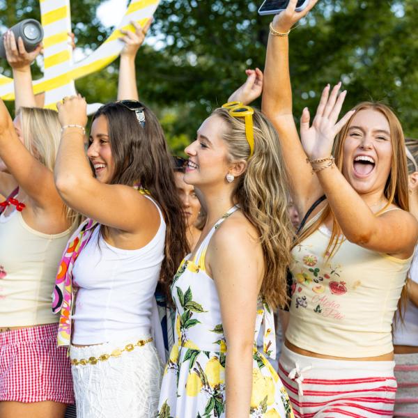 Panhellenic bid day