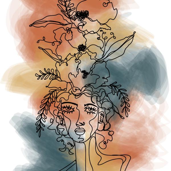 Student artwork: l ’éthérée by Madison Sinsel