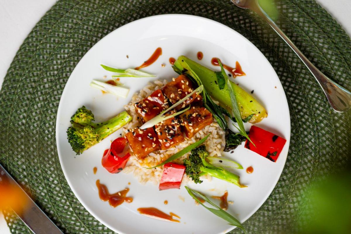 crispy tofu rice