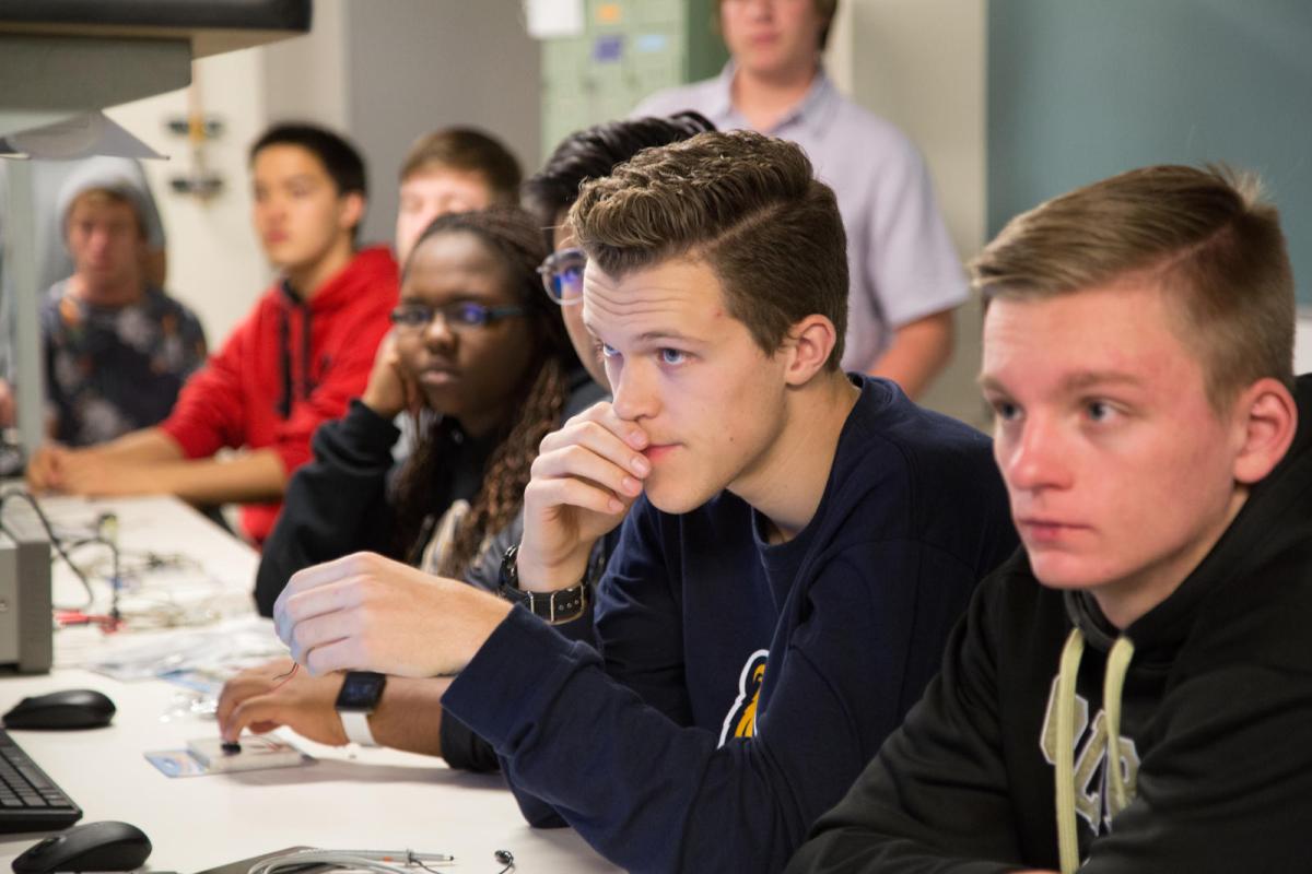 Tinkering program students