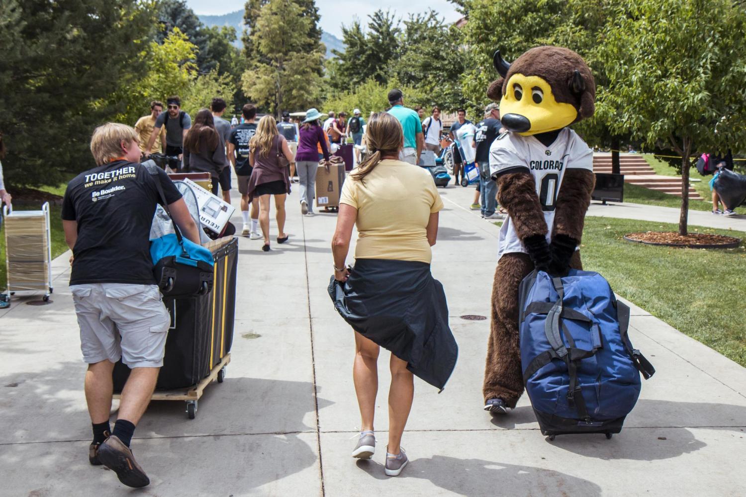 students moving into CU