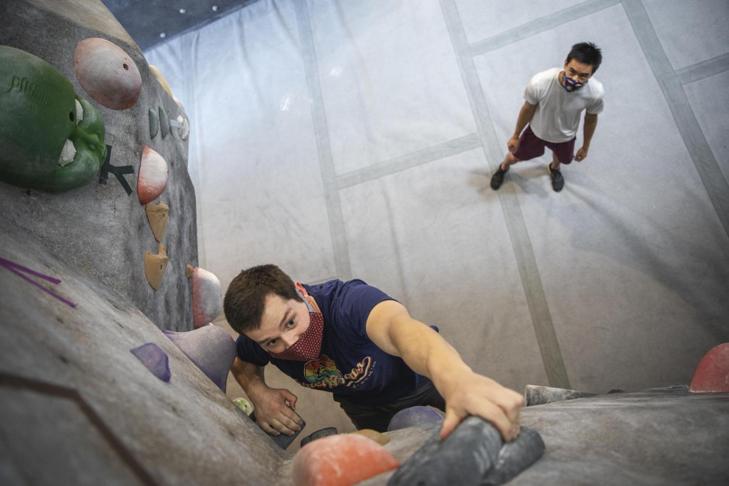 rock climbing