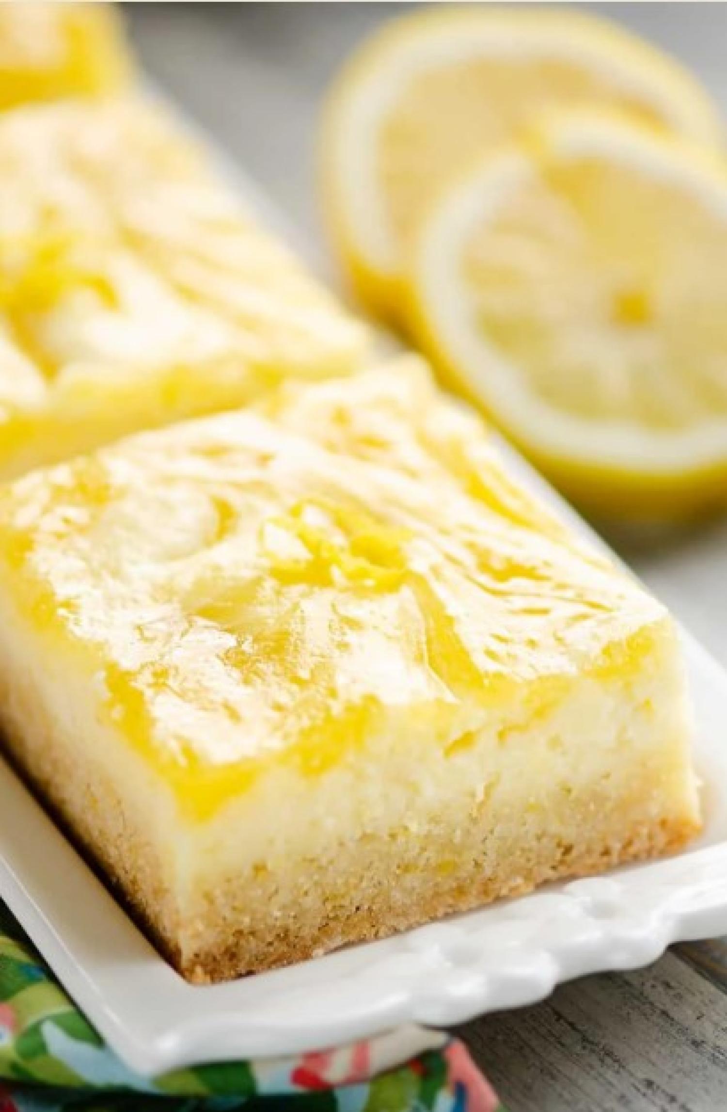 lemon cheesecake bars