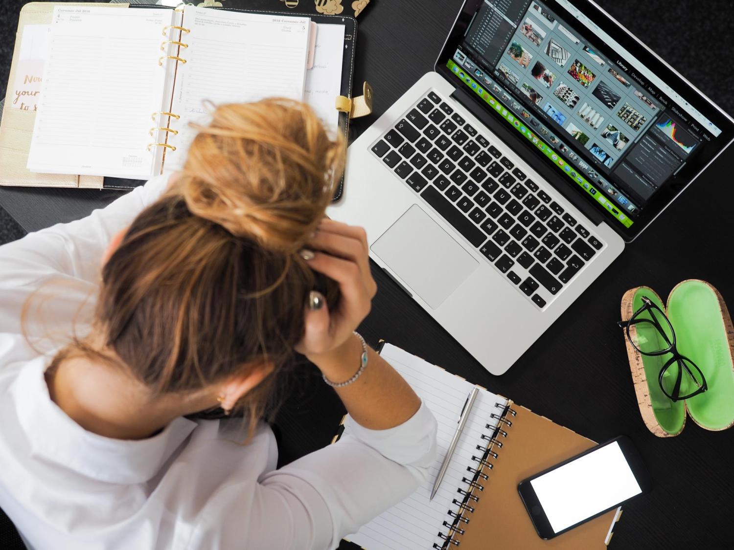 stressed student