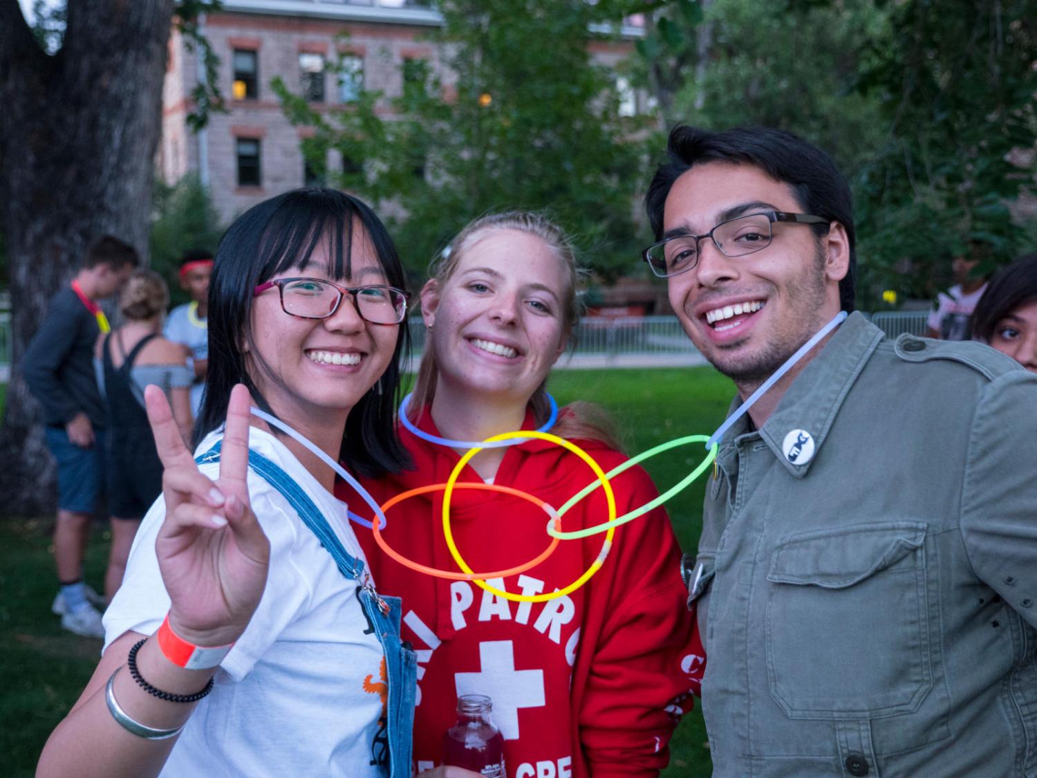 three students