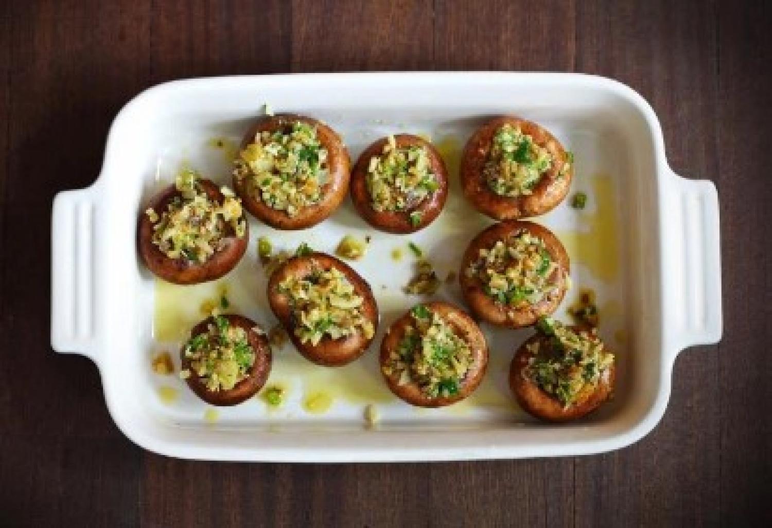 stuffed mushrooms