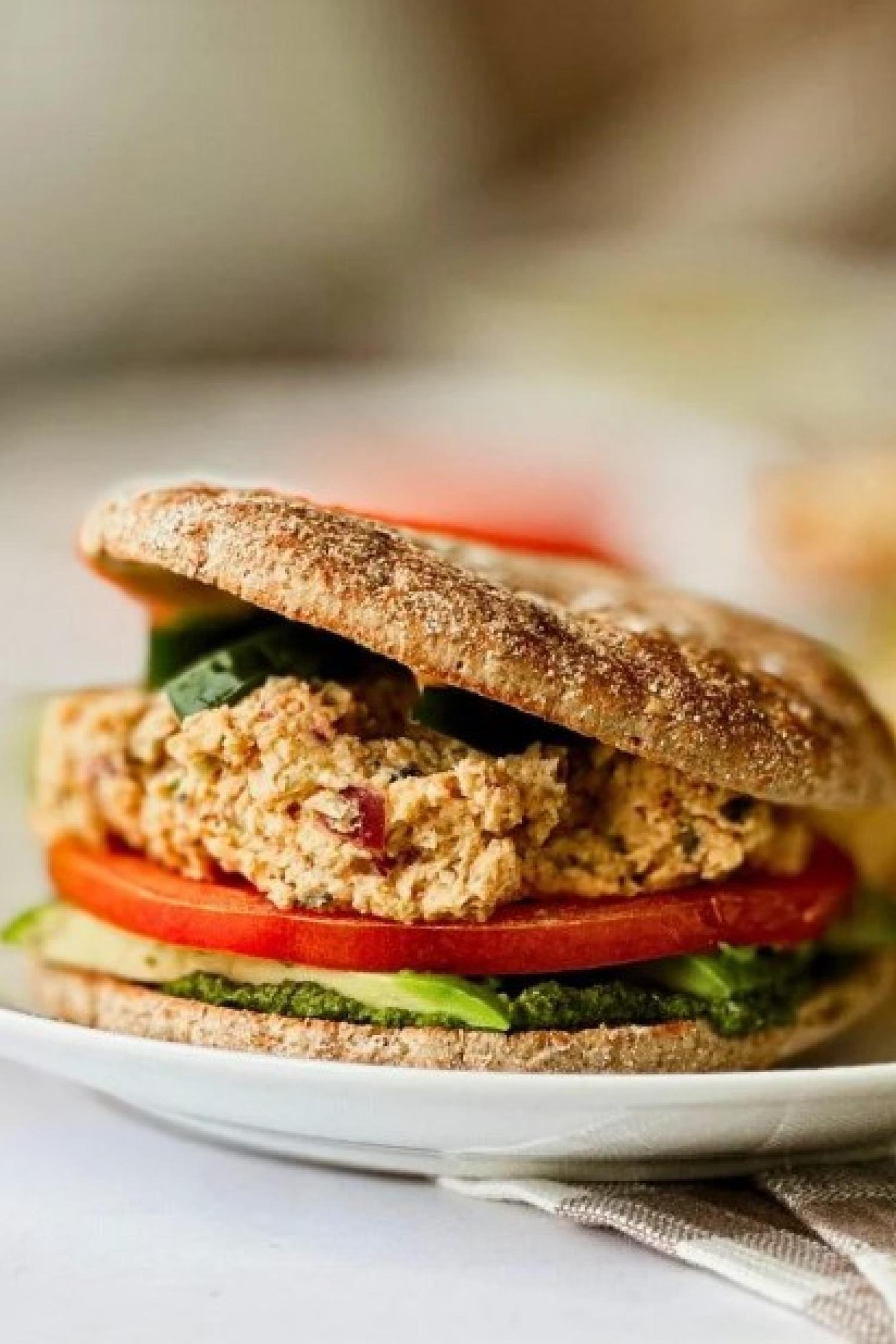 vegan tuna sandwich