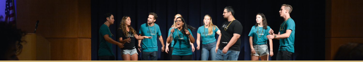 Group of students performing at CU Boulder Carnival 2016
