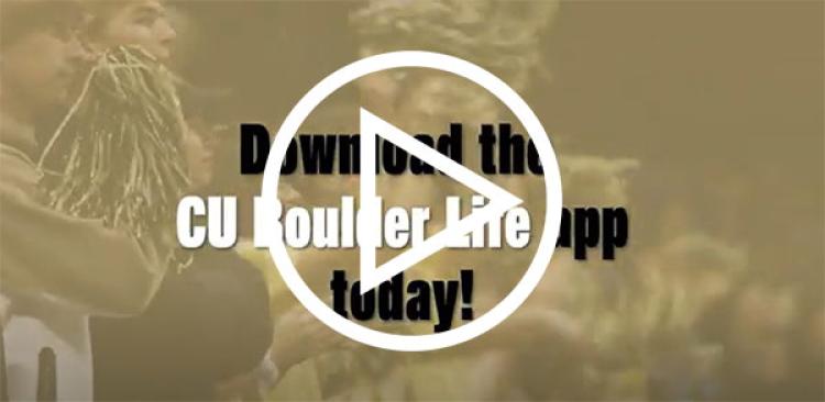 CU Boulder Life app button