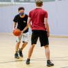 Basketball playing
