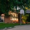 House with basketball court
