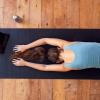 girl doing yoga
