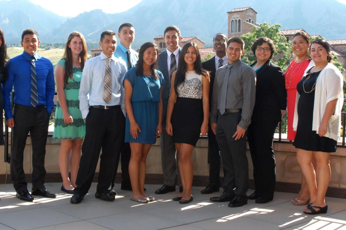Group of students from business school