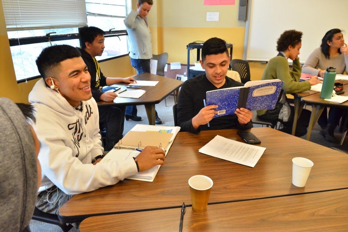 SASC students enjoying a moment in class