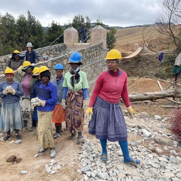 Locals finishing foundation