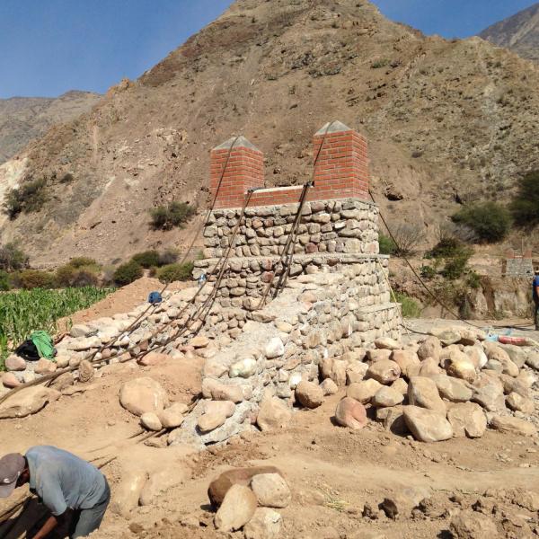 Almost completed tower