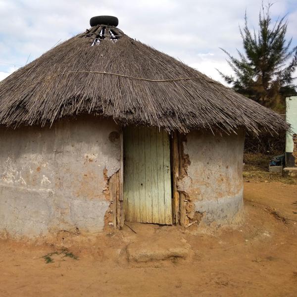 Hut of local