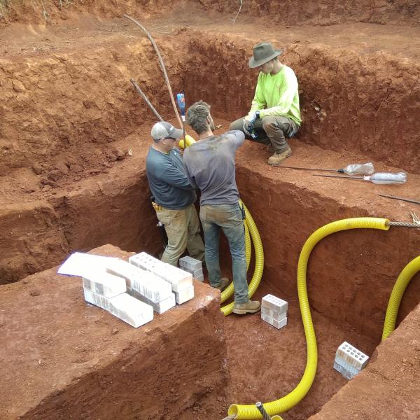 Adding cables to foundation