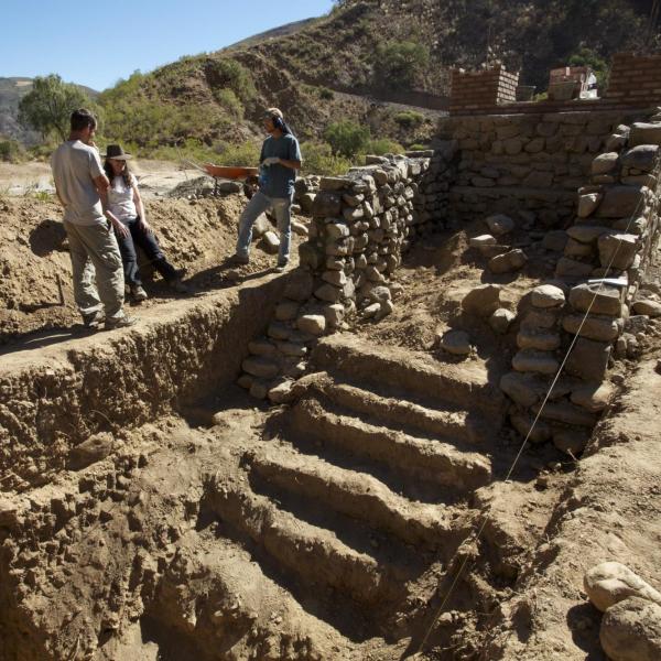 Digging the foundation