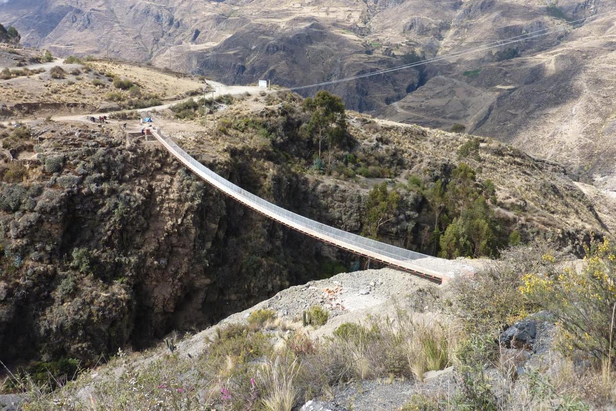 2014 bridge - tall bridge over cliff