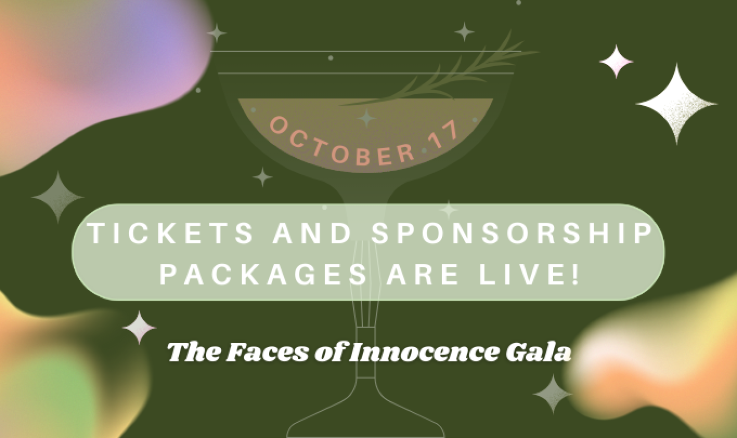Gala Ticket and Sponsor Packages are LIVE!