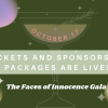 Gala Ticket and Sponsor Packages are LIVE!